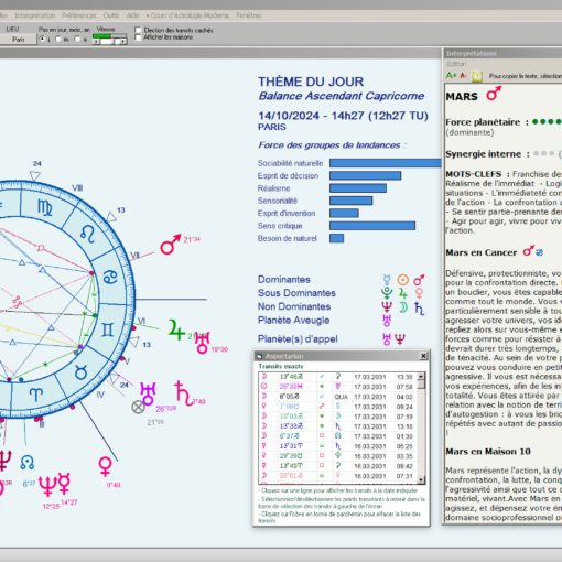 L'interface d'Azimut35